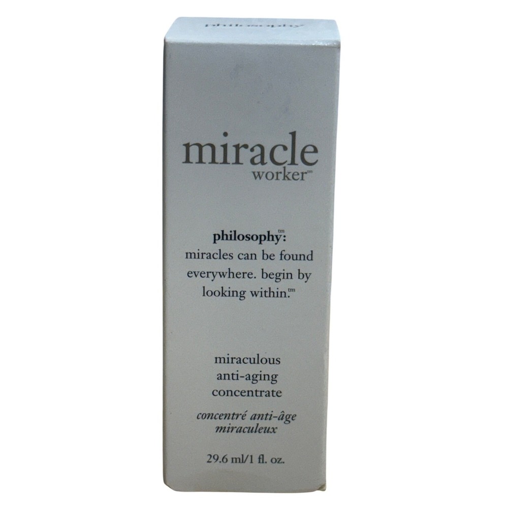 Philosophy Miracle Worker Miraculous Anti-Aging Concentrate 1oz 29.6ml Serum NEW